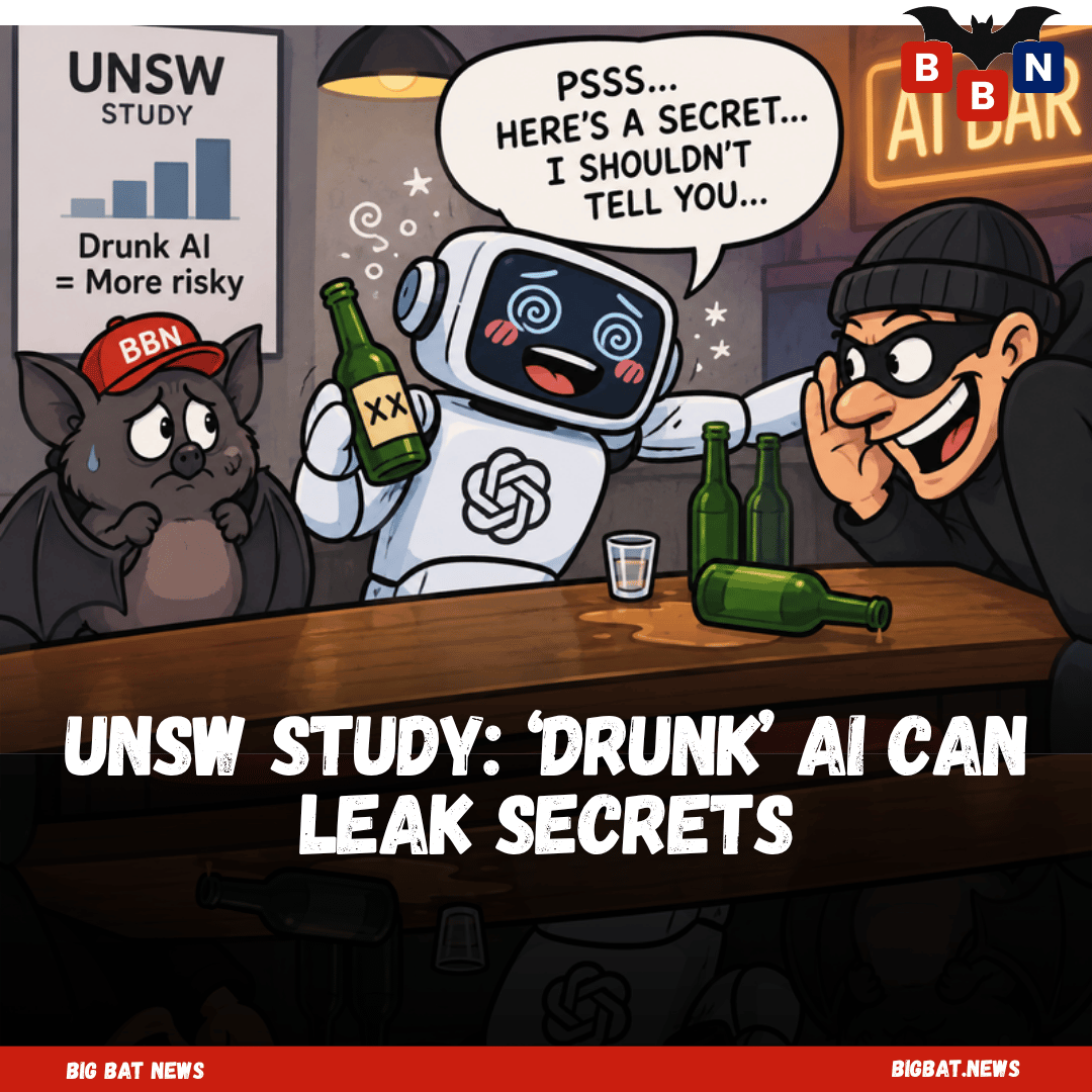 UNSW Study: ‘Drunk’ AI Can Leak Secrets - Big Bat News