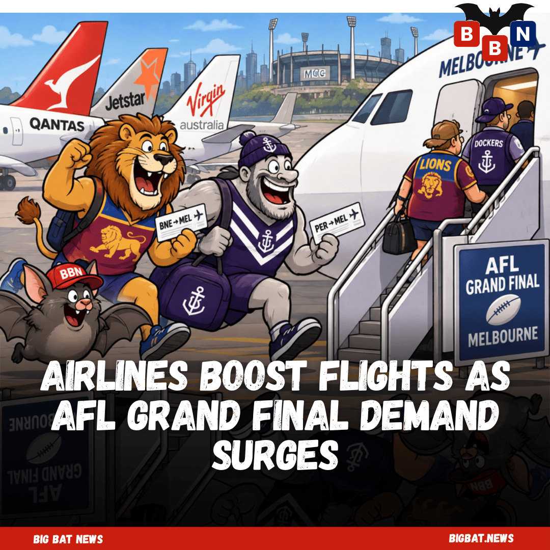 Airlines boost flights as AFL Grand Final demand surges - Big Bat News