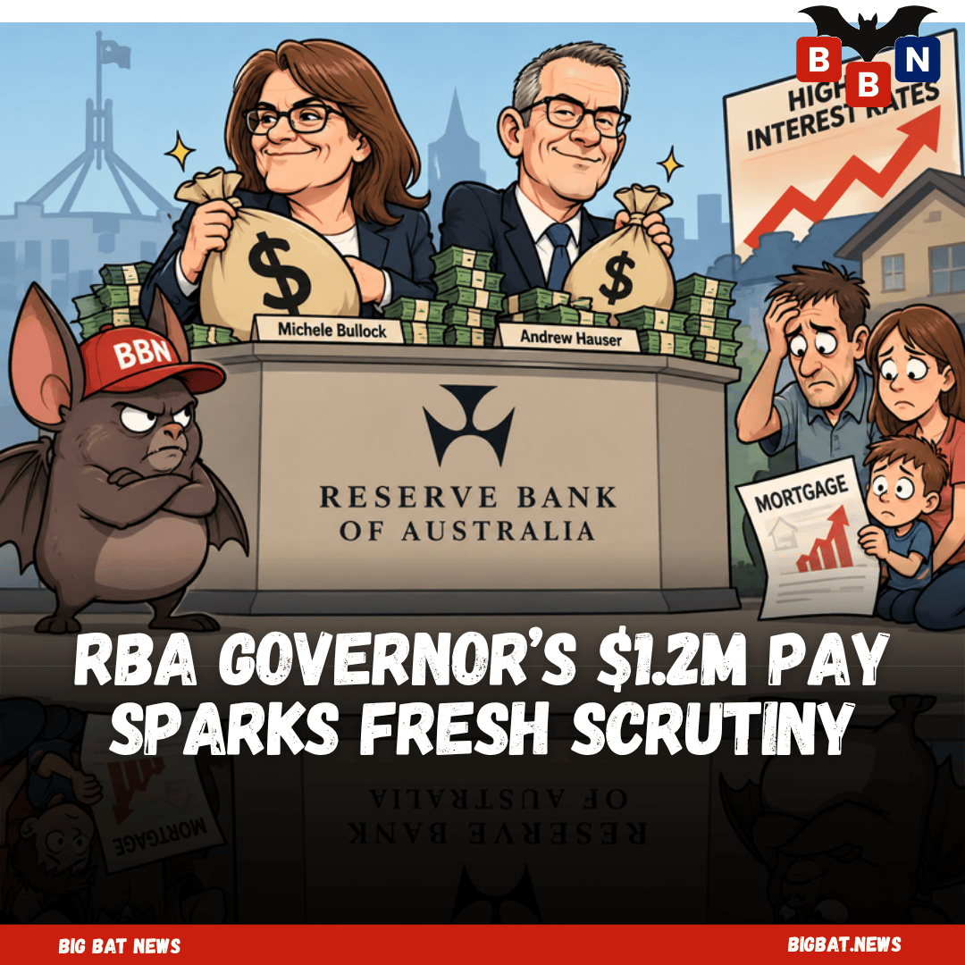 RBA Governor’s $1.2m pay sparks fresh scrutiny - Big Bat News
