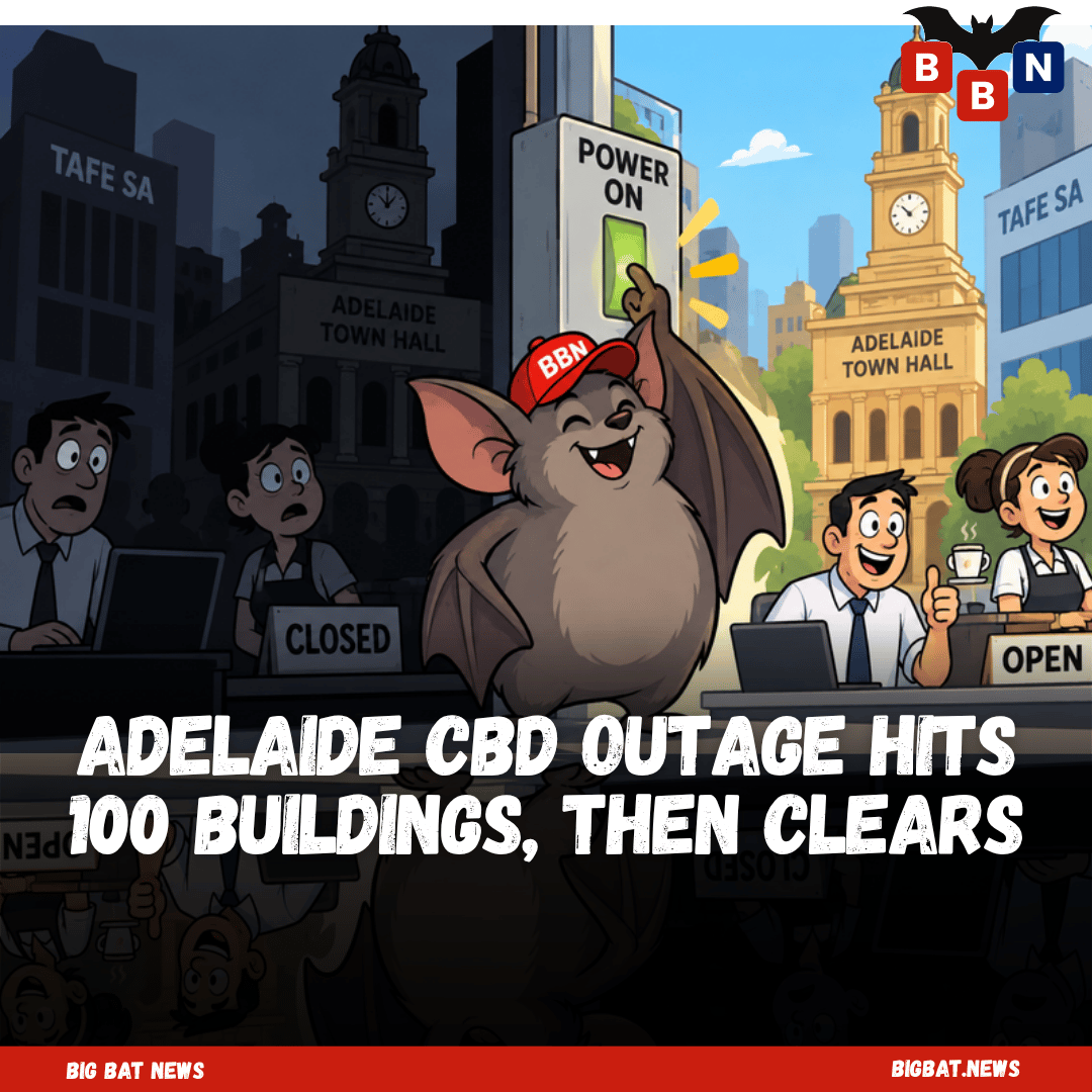 Adelaide CBD outage hits 100 buildings, then clears - Big Bat News